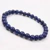 Pulsera de Cristal Natural, Simple de un Solo Círculo con Cuentas Redondas Joyería Transfronteriza, Joyería Estilo Pareja de Ágata Roja, Pulseras de Cristal para la Mano