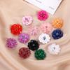 Estilo Japonês e Coreano Doce Novo Acrílico de Três Camadas Flor de Lótus Cravejada com Diamantes Acessórios para Joias DIY Acessórios para Headwear Hanfu Fivela de Sapato