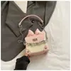 Bolso de Moda con Lazo, Bolso Cuadrado Pequeño para Mujer, Nuevo Modelo 2026, Estilo Coreano Sencillo, Bolso de Hombro Ins, Bolso Cruzado con Cadena para Mujer