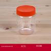 Pedido de fábrica garrafa plástica para alimentos de animal de estimação garrafa plástica para embalagem de molho de pimenta pote plástico transparente espiral