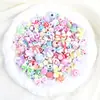 Materiales Educativos de Plástico para Niños Beads Sueltos Flores de Lazo Cuentas Lavadas Juguetes Accesorios para Pulseras de Cuenta al por Mayor
