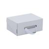 Caja Express Voladora Caja de Zapatos Portátil para Niños Cartón de Almacenamiento Zapatos de Hombre Zapatos de Mujer Blanco Logotipo Imprimible Piel de Vaca Negra