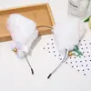 Nueva Diadema de Gato de Dibujos Animados Catwoman Diadema Lazo Campana Decoración de Fiesta Diadema de Orejas de Bestia Lindos Accesorios para el Cabello de Felpa