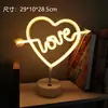 Lâmpada de Mesa para Modelagem LED Neon Transfronteiriça Lâmpada de Atmosfera Celebridade da Internet Decoração de Quarto para Festas de Natal Lanterna