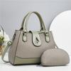 Bolso de Mujer a la Moda Combinable en Stock Nuevo Bolso de Mano 2025 Nuevo Bolso Tote Textual Europeo y Americano para Mujer