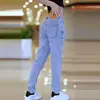 Calças de Primavera e Outono para Homens e Mulheres, Corte Reto Slim, Estilo Coreano, Elástico de Alta Qualidade, Calças Casuais de Cor Clara, Roupa Versátil de Outono, Atacado