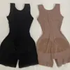 Peça única modeladora exclusiva transfronteiriça, controle de barriga e levantamento de glúteos, estilo zíper, tecido de nylon, espartilho modelador