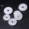 16 18mm Jade de Seda Dourado Natural Jade Branco Fivela da Paz Pingente Pingente Pedra de Jade Fivela da Paz