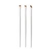 Pincel Eyeliner de Hoja de Porcelana Nube Cabeza Plana Pincel Angulado para Cejas Pincel Hoz para Párpado Inferior a Gusano de Seda Corrector de Cejas Pincel de Maquillaje Sombra de Ojos