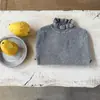 Roupa Infantil para Meninas: Vestido Floral com Forro de Fleece de Inverno, Vestido Colete, Vestido de Bebê Menina Classe A