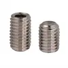 Tornillo de máquina de extremo plano 304 M2M2.5M3M4M5 acero inoxidable hexágono interior base de extremo plano sin cabeza juego de tornillos