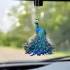 Decoración Interior de Coche, Decoración de Coche, Adornos Colgantes para Coche, Pavo Real Acrílico Transfronterizo Producto Nuevo, Dibujo Animado Plano África por Defecto