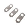 Empaquetadura de doble orificio de acero inoxidable orificio de 8 mm Empaquetadura ovalada arandela de fijación de refuerzo enlace empaquetadura pieza ocular