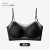 Ropa Interior Transpirable Sin Costuras de Seda Helada de Verano para Mujeres Gordas de Tallas Grandes 100 kg Senos Grandes Sujetador Push-Up Reductor para Mujeres Gordas Aspecto Adelgazante