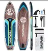 Tabla de Remo Inflable de Pie para Principiantes Doble Capa Pesca Padre-Hijo Doble Tabla de Remo de Ocio Tabla Flotante para Remo en el Agua