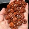 Jade Red Jade Seiko médio sorte flor solta contas acessórios diy acessórios Jade Joias brincos pingente com contas por atacado