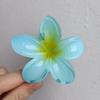 Pinza para el Cabello de Flor de Plumeria para Mujer, Pinza de Tiburón Floral, Accesorio Estilo Vacaciones en la Playa, Pasador, Adorno para el Cabello, Pinza para el Cabello