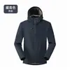 Chaqueta Softshell para Hombre para Exteriores, Ropa de Trabajo de una Sola Capa, Personalizable con tu Propio Diseño, Impermeable, Cortavientos, Chaqueta Cálida de Montañismo para Hombre
