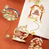 Marcadores Metálicos Personalizados con Estilo Chino en Relieve en la Ciudad Prohibida, Museo de Regalos Nacionales de Lujo Ligero, Producción de Marcadores Arquitectónicos de Tendencia Nacional