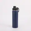 Copo Térmico Portátil de Aço Inoxidável com Múltiplas Tampas Chaleira para Esportes ao Ar Livre Viagem Montanhismo Grande Capacidade Portátil Chaleira Espacial