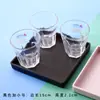 Bandeja Cuadrada Grande, Bandeja para Tazas de Agua de Plástico Melamínico, Bandeja de Té, Maceta Cuadrada Pequeña, Bandeja Cuadrada Drenante 15*15