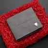 Nueva Cartera Ultra Ligera para Hombre Bolso Simple Retro de PU Comercio Exterior Transfronterizo Venta al por Mayor Estudiante Poliéster Múltiples Ranuras para Tarjetas