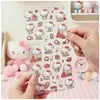 Adesivos Autênticos de Espuma 3D da Hello Kitty Adesivos de Fantasia de Camada Única Sanrio Menina Adesivos Artesanais Recompensas para Bebês