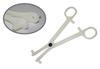 Alicates desechables de boca redonda, herramienta para uñas de lengua, alicates para perforación corporal, alicates perforadores, alicates de abocardado, alicates triangulares de apertura con tubo de aguja.