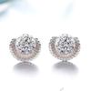 Pendientes de arcilla con forma de U, sencillos y modernos, con diamantes de imitación y conchas marinas para mujer, Shambhala, llenos de diamantes de imitación, lindas joyas para las orejas.