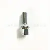 Buje de rueda cromado tornillo de cono y bola 28mm perno de rueda de coche universal perno de rueda