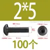 Tornillos de Cabeza Redonda con Hexágono Interior Grado 12.9 Cabeza de Champiñón M2M16 Negro Acero Inoxidable 304 Cabeza Redonda con Hexágono Interior