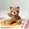 Decoración Creativa de Dibujos Animados para Hornear Cumpleaños Animales del Bosque de Pie Adornos de Goma Suave Inserto Decoración de Pastel Muñeca para Niños Rábano