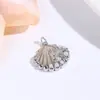 Moda Europea y Americana Estilo Verano Playa Zircón Concha Perla de Imitación Estrella de Mar Concha Colgante Joyería Listo para la Venta