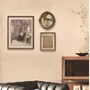 Juego de arte de pared decorativo de alta gama para sala de estar estilo francés vintage, pintura decorativa minimalista retro, pintura artística de naturaleza muerta floral para dormitorio