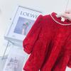 Vestido de Invierno para Niña con Forro de Felpa, Engrosado, Nuevo Modelo 2026, Vestido Brillante de Princesa para Niños, Vestido Elegante para Bebés