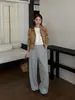 Pantalones de chándal anchos estilo coreano ICCIICC, cómodos y adelgazantes para otoño, pantalones casuales para mujer, estilo nuevo, fila 13 2713