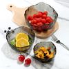 Fábrica por atacado estilo japonês phnom penh taça de vidro louça salada tigela chá doméstico lavagem sala de estar martelo criativo tigela de frutas