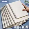 Cuaderno Minimalista Espiral Cuaderno A5 Papel B5 Cuadrícula Venta al por Mayor Inglés Rayado En Blanco PP Cuaderno Engrosado Estilo Ins Libro