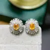 Aretes Fanta Naturales, Alta Claridad, Fuego Brillante, Color Rico, Piedra Suelta de Lujo Incrustada 4*5Ms9