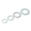 Arandelas Planas Galvanizadas, Arandelas Redondas Metálicas Grado 4.8, Arandelas de Tornillo de Acero al Carbono Ampliadas y Espesadas para Fijación