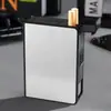 Estojo de cigarro de alta qualidade para 20 cigarros para homens, portátil, criativo, dispensador automático de cigarros, gravação personalizada, capacidade para cigarros grossos, resistente à pressão, digno de presente