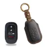 Nueva Cubierta de Llave Retro Adecuada para Nuevo Honda Accord Civic Bolsa de Llave de Coche de Cuero Pura Hecha a Mano Hebilla