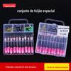 7+1 Pesca Competitiva Silicone Space Bean Set Oito Ring Set Combinação Acessórios de Pesca Equipamento de Pesca