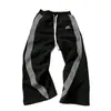 Pantalas Casuais de Comércio Exterior Amazon Aliexpress Transfronteiriços Primavera e Outono Nova Moda Versátil Soltos de Perna Reta Calças Esportivas Atacado
