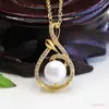 Collar Colgante de Perlas de Agua Dulce Natural Ai Yu para Mujer Joyería de Moda Venta al por Mayor Dropshipping S1071015