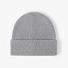 Gorro de Lã Espesso e Quente para Inverno ao Ar Livre com Proteção para Orelhas, Chapéu Tricotado Casual Versátil sem Aba para Homens