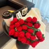 Manta con Ramo de Rosas Más Vendida en Tiktok, Regalo Creativo para el Día de San Valentín Chino, Regalo de Cumpleaños para Novia, Manta Lista para Usar