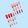 Arte de Uñas Estilo Ballet Más Vendido Transfronterizo, Uñas Color Rosa Suave en Forma de Corazón que Realzan la Elegancia, Pegatinas para Uñas con Vibras Románticas Dulces y Frescas