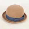 Otoño e Invierno Nuevo Sombrerito Pequeño Rizado de Lana de Camello para Mujer Lazo Dulce Lindo Japonés Europeo y Americano Multicolor Combinable