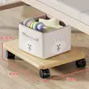 Estante de Almacenamiento Debajo de la Cama para Dormitorio Base de Cama Portátil Estante para Maletas con Ruedas Caja de Gran Capacidad Almacenamiento Tablero de Almacenamiento